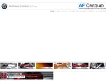 Tablet Screenshot of alfaromeo.afcentrum.cz